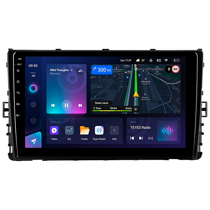 Android head unit Teyes CC3L 4+64 Gb Volkswagen Jetta 7 2018-2022 9"
