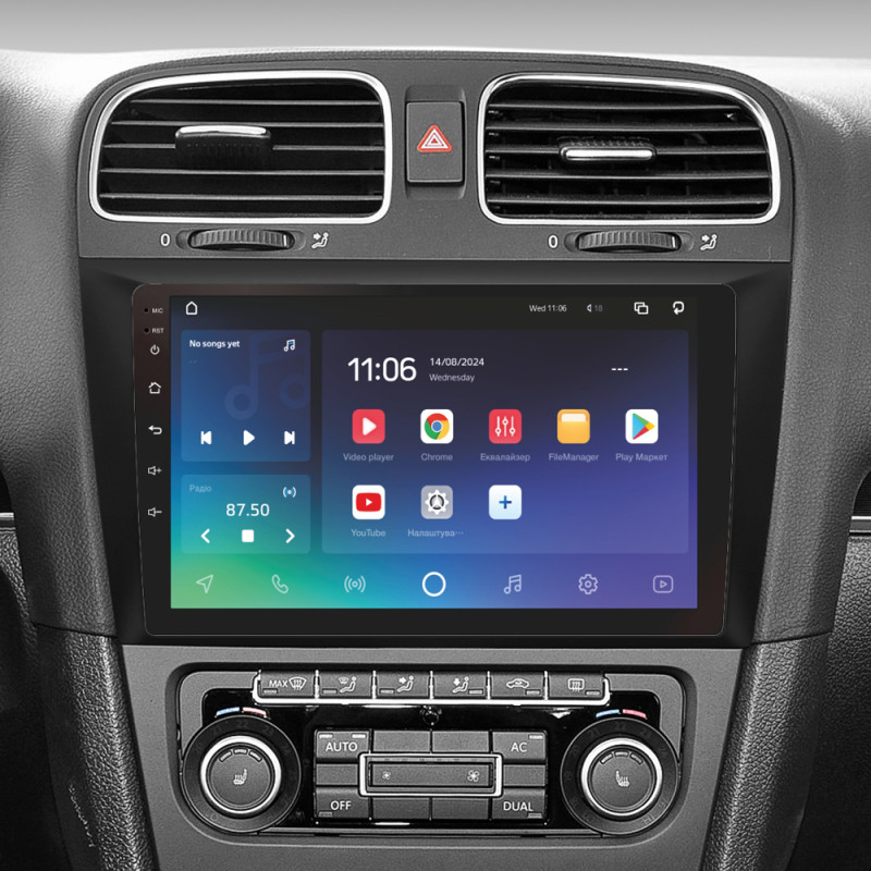 Android head unit SIGMA PRO 9464 ANDROID 10 4+64 Gb 4G DSP Volkswagen Golf 6 2008-2016 9"