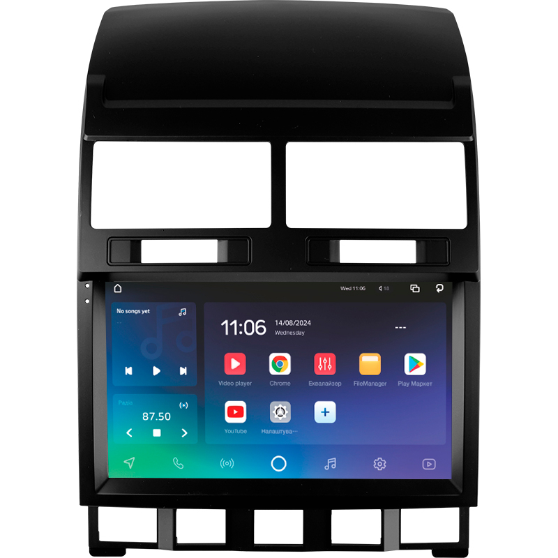 Android head unit SIGMA X9464 ANDROID 10 4+64 Gb 4G DSP Volkswagen Touareg GP 2002-2010 (F1) 9"