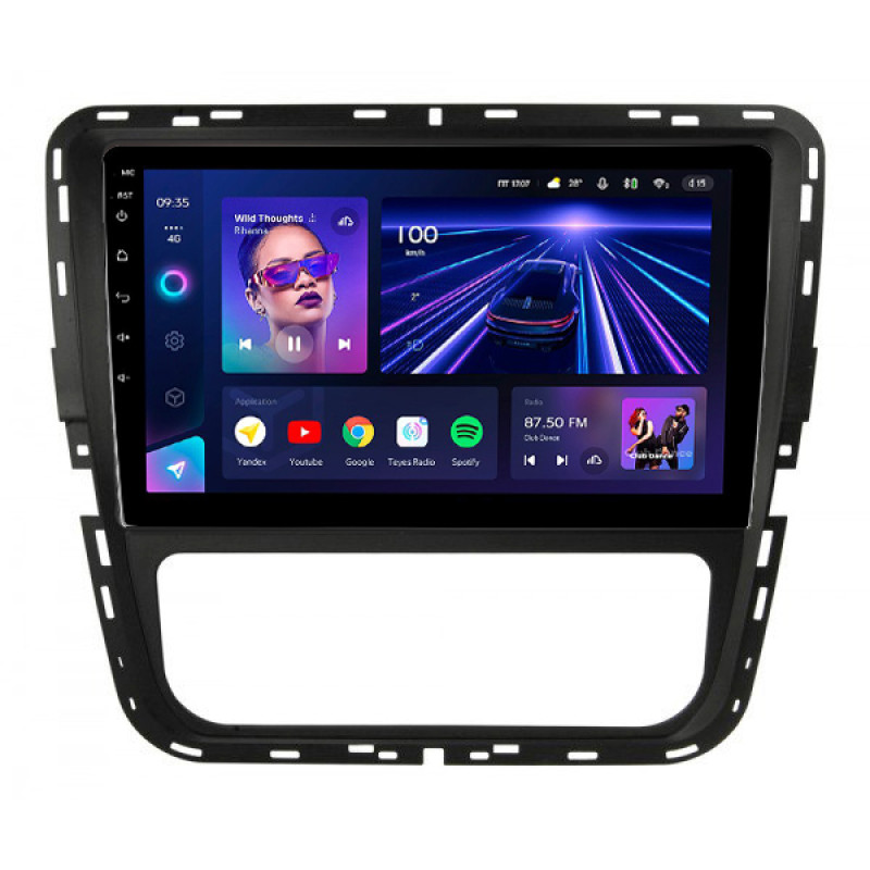 Android head unit Teyes CC3 4+32 Gb Volkswagen Passat 7 B7 NMS 2015-2018 (F1) 9"