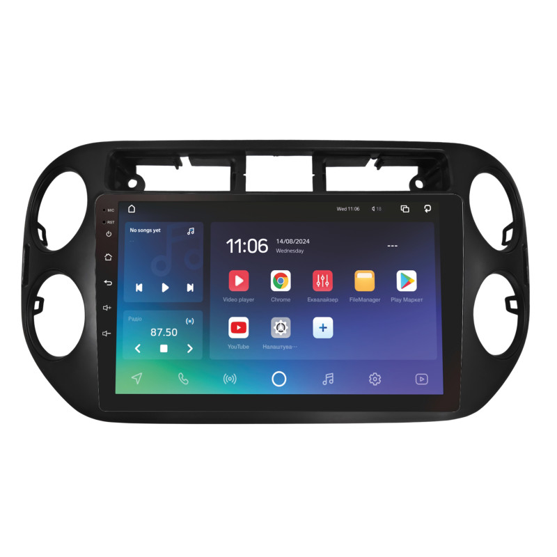 Android head unit SIGMA X9432 ANDROID 10 4+32 Gb 4G DSP Volkswagen Tiguan 1 NF 2006-2017 A1 9"