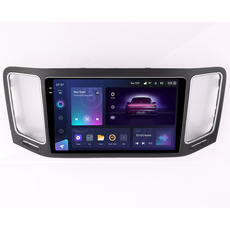 Android head unit Teyes CC3 6+128 Gb with 360° surround view° Volkswagen Sharan 2012-2018 9" 2k
