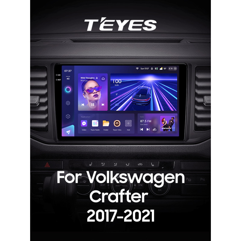Android head unit Teyes CC3 4+64 Gb Volkswagen Crafter 2017-2021 10" 2k (L1)