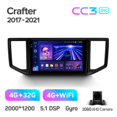 Android head unit Teyes CC3 4+32 Gb Volkswagen Crafter 2017-2021 10" 2k (L1)
