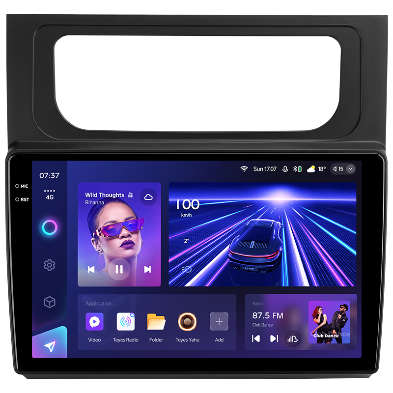 Android head unit Teyes CC3 4+64 Gb Volkswagen Touran 2 1T 2010-2015 10" 2k