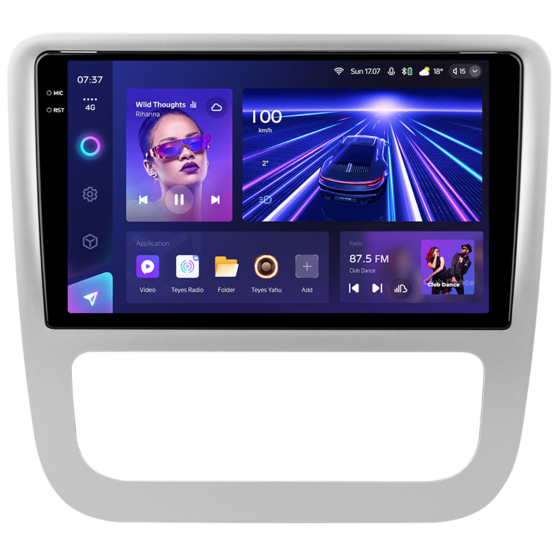 Android head unit Teyes CC3 6+128 Gb Volkswagen Scirocco 3 III Mk3 2008-2014 (F3) 9" 2k