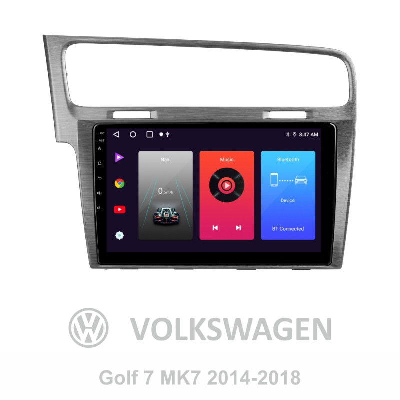 Android head unit SIGMA F10216 ANDROID 10 2+32 Gb Volkswagen Golf 7 (F2) 2012-2020 10"