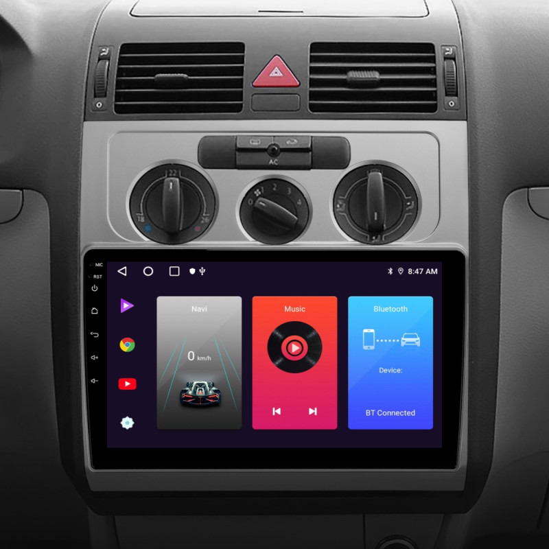 Android head unit SIGMA F10216 ANDROID 10 2+32 Gb Volkswagen Touran 1 2003-2010 (F1) 10"