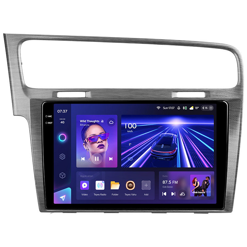 Android head unit Teyes CC3 4+32 Gb Volkswagen Golf 7 MK7 (F1) 2012-2020 10" 2k