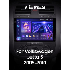 Android head unit Teyes CC3 6+128 Gb with 360° surround view° Volkswagen Jetta 5 2005-2010 (F2) 10" 2k