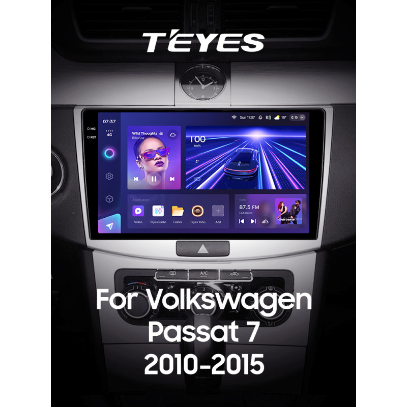 Android head unit Teyes CC3 4+32 Gb Volkswagen Passat 7 B7 2010-2015 10" 2k