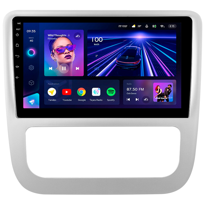 Android head unit Teyes CC3 4+32 Gb Volkswagen Scirocco 3 III Mk3 2008-2014 (F3) 9"