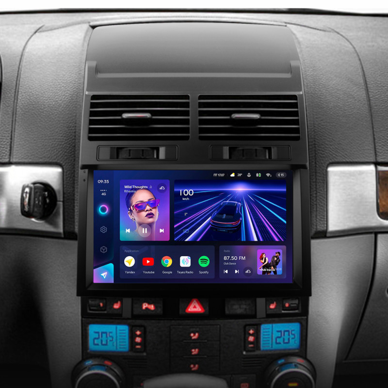 Android head unit Teyes CC3 4+32 Gb Volkswagen Touareg GP 2002-2010 (F1) 9"