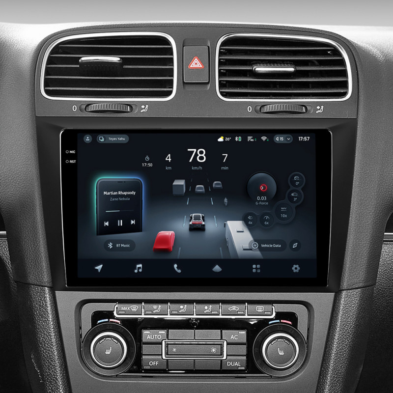Android head unit Teyes CC4 Pro 8+128 Gb Volkswagen Golf 6 2008-2016 9" 2k