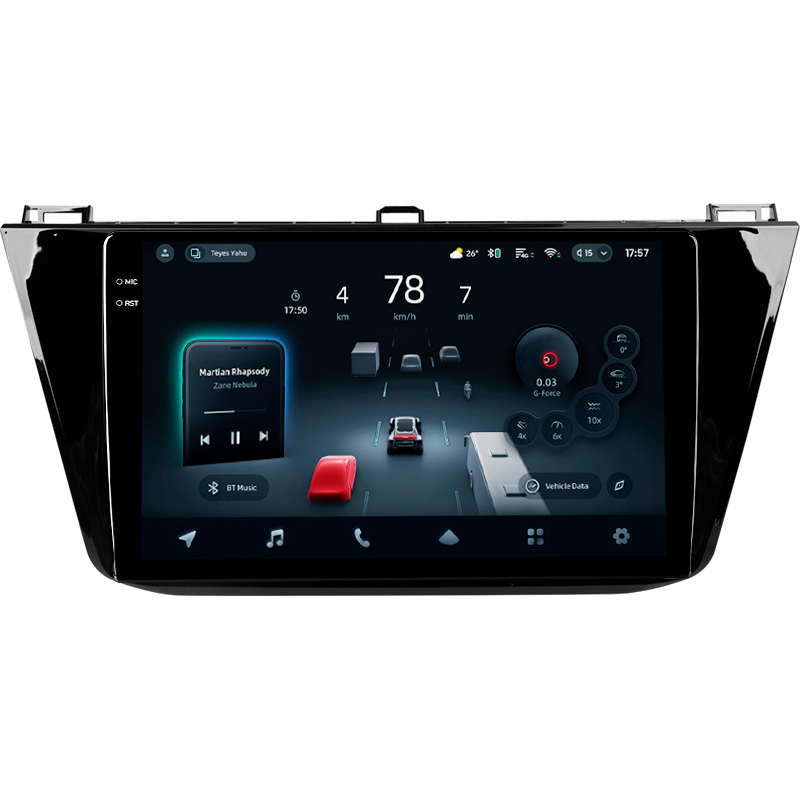 Android head unit Teyes CC4 Pro 12+256 Gb Volkswagen Tiguan 2 Mk 2016-2022 (B) 10" 2k