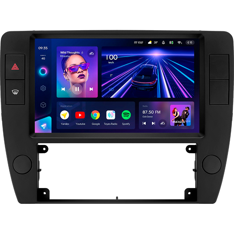 Android head unit Teyes CC3 4+32 Gb Volkswagen Passat B5 2000-2005 9"