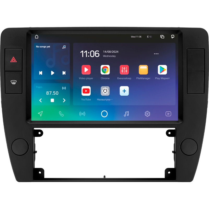 Android head unit SIGMA X9432 ANDROID 10 4+32 Gb 4G DSP Volkswagen Passat B5 2000-2005 9"
