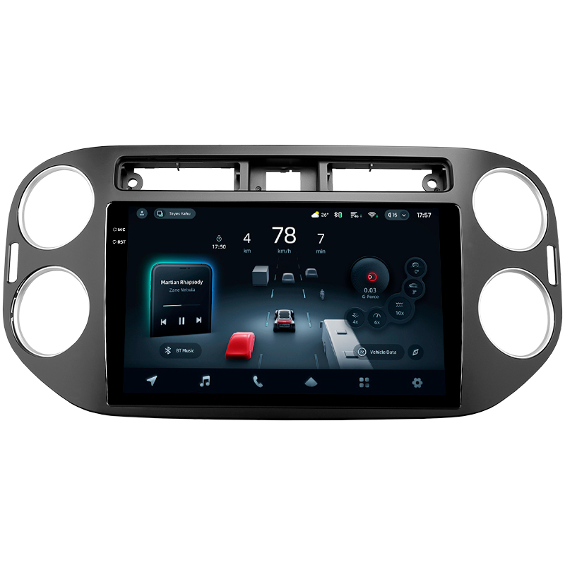 Android head unit Teyes CC4 Pro 12+256 Gb Volkswagen Tiguan 1 NF 2006-2017 (F1) 9" 2k
