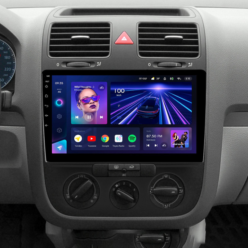 Android head unit Teyes CC3 4+32 Gb Volkswagen Jetta 5 2005-2010 (F1) 10"