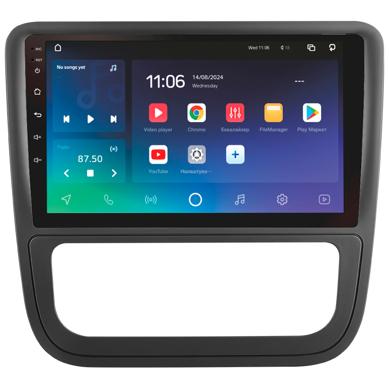 Android head unit SIGMA PRO 9464 ANDROID 10 4+64 Gb 4G DSP Volkswagen Scirocco 3 III Mk3 2008-2014 (F1) 9"