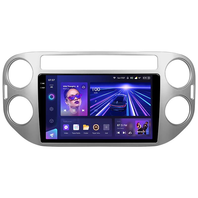 Android head unit Teyes CC3 6+128 Gb Volkswagen Tiguan 1 NF 2006-2017 (F2) 9" 2k
