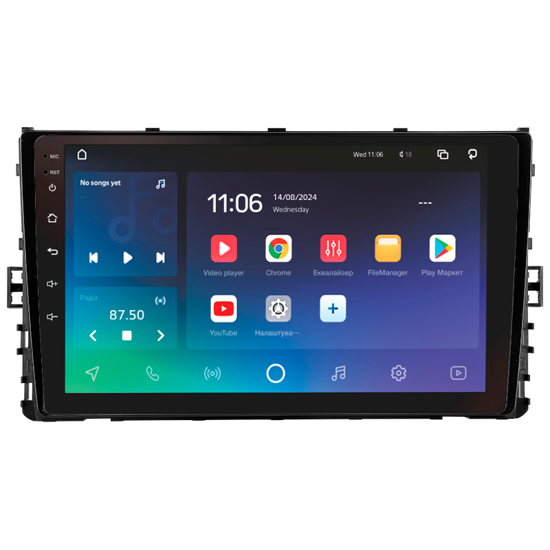 Android head unit SIGMA PRO 9464 ANDROID 10 4+64 Gb 4G DSP Volkswagen Jetta 7 2018-2022 9"