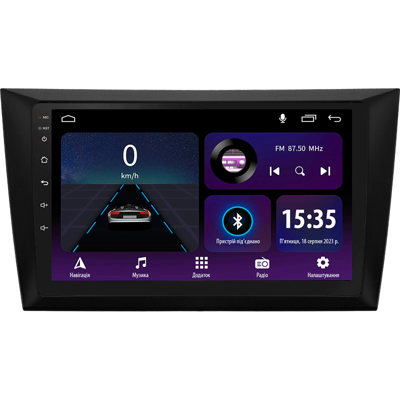 Android head unit SIGMA E9232 ANDROID 10 2+32 Gb Volkswagen Golf 6 2008-2016 9"