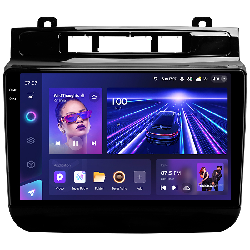 Android head unit Teyes CC3 4+32 Gb Volkswagen Touareg FL NF 2010-2018 (A) 9" 2k (L1)