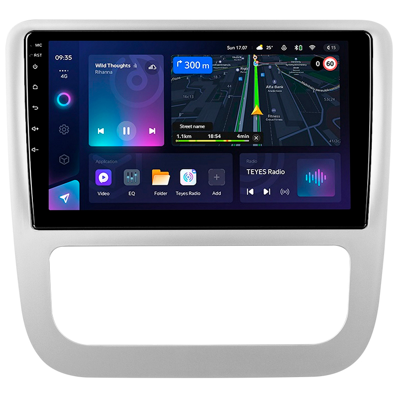 Android head unit Teyes CC3L 4+32 Gb Volkswagen Scirocco 3 III Mk3 2008-2014 (F3) 9"