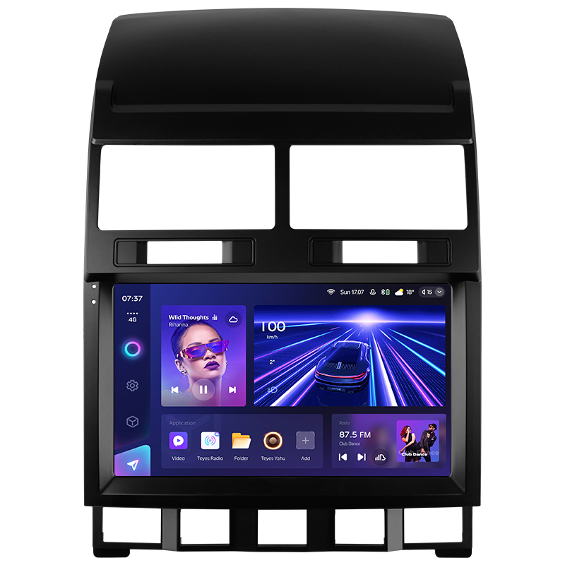 Android head unit Teyes CC3 4+32 Gb Volkswagen Touareg GP 2002-2010 (F1) 9" 2k