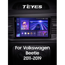 Android head unit Teyes CC3 6+128 Gb with 360° surround view° Volkswagen Beetle A5 2011-2019 9" 2k