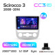 Android head unit Teyes CC3 6+128 Gb Volkswagen Scirocco 3 III Mk3 2008-2014 (F4) 9" 2k