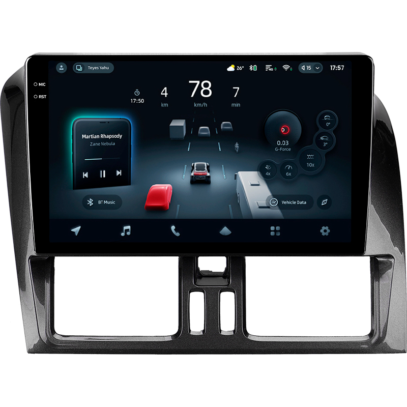 Android head unit Teyes CC4 Pro 12+256 Gb Volvo XC60 I 1 (A) 2008-2013 9" 2k (L1)
