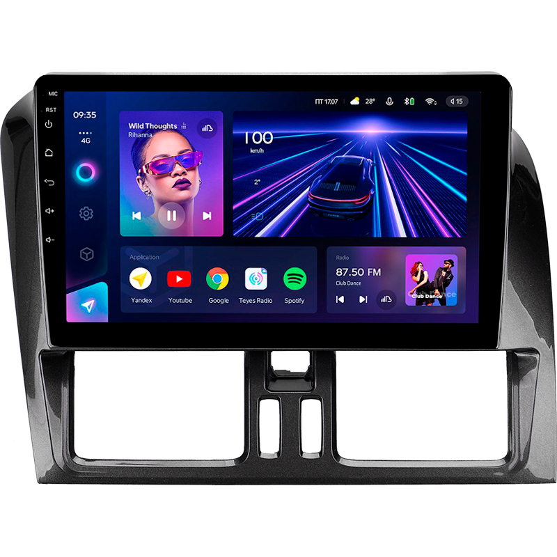 Android head unit Teyes CC3 4+32 Gb Volvo XC60 I 1 (B) 2013-2017 9" (L2)