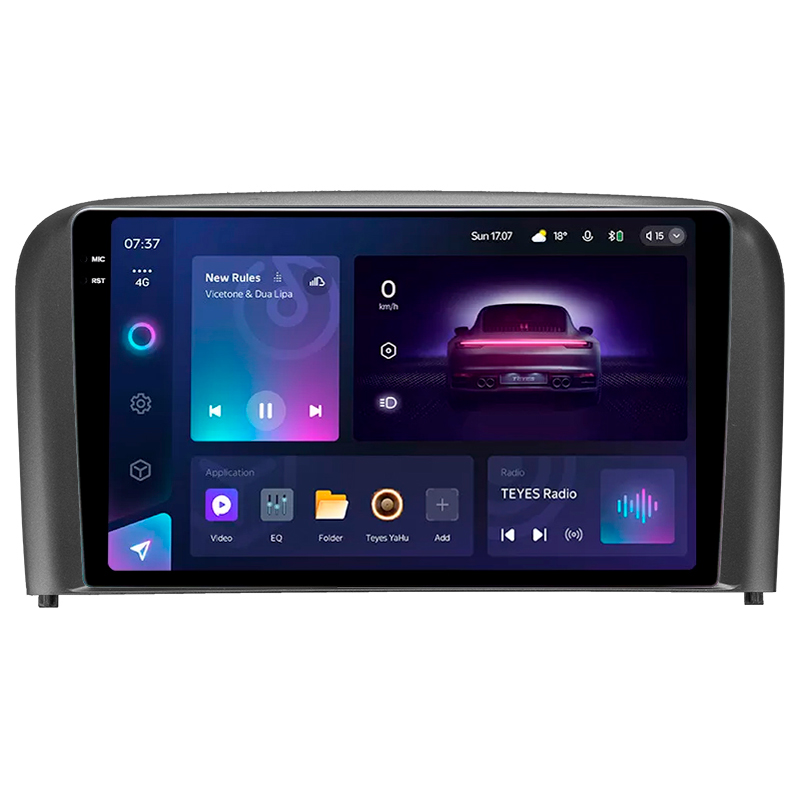 Android head unit Teyes CC3 6+128 Gb with 360° surround view° Volvo S80 1 1998-2006 9" 2k (L2)