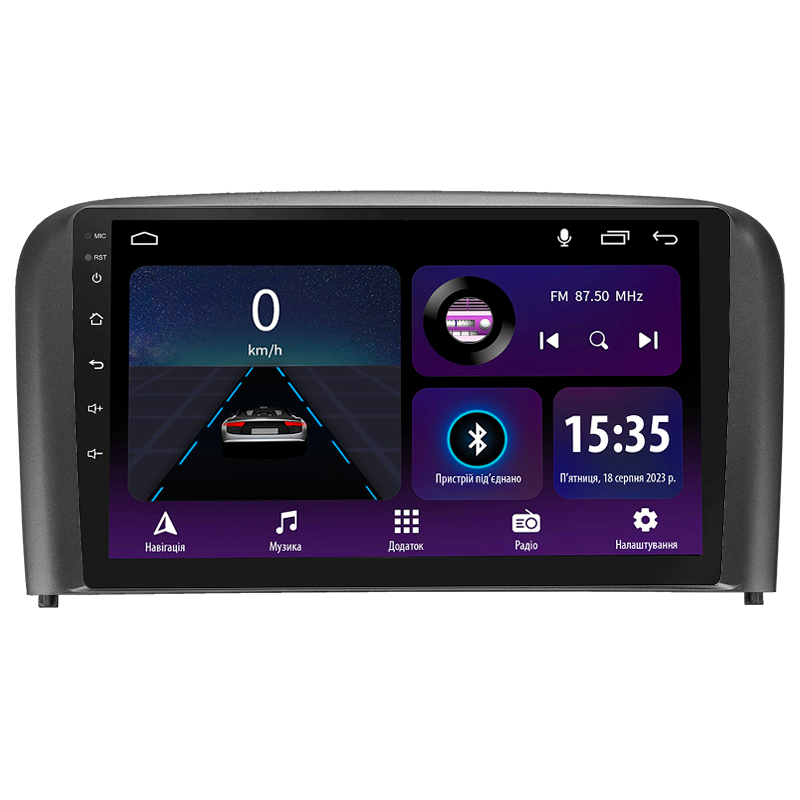 Android head unit SIGMA E9232 ANDROID 10 2+32 Gb Volvo S80 1 1998-2006 9" (L2)