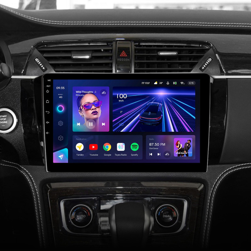 Android head unit Teyes CC3 4+32 Gb Zotye T600 2014-2019 10"
