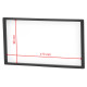 Universal frame 2 DIN Carav 11-902