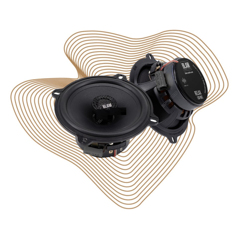 Coaxial dual-zone speakers BLAM 100RFC/130RFC