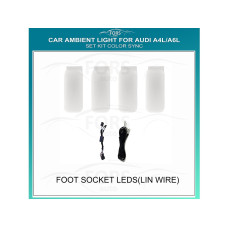 Ambient interior lighting FORS.auto for Audi A4L/A6L (Foot Socket LEDs-Lin Wire)