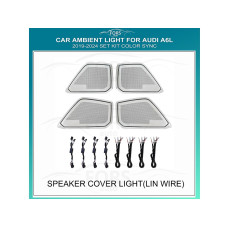Ambient interior lighting FORS.auto for Audi A6L 2019-2024 (Speaker Cover Light-Lin Wire)