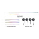 Ambient interior lighting FORS.auto for Audi Q2 2019-2021 (Rainbow Kit)-22 LEDs