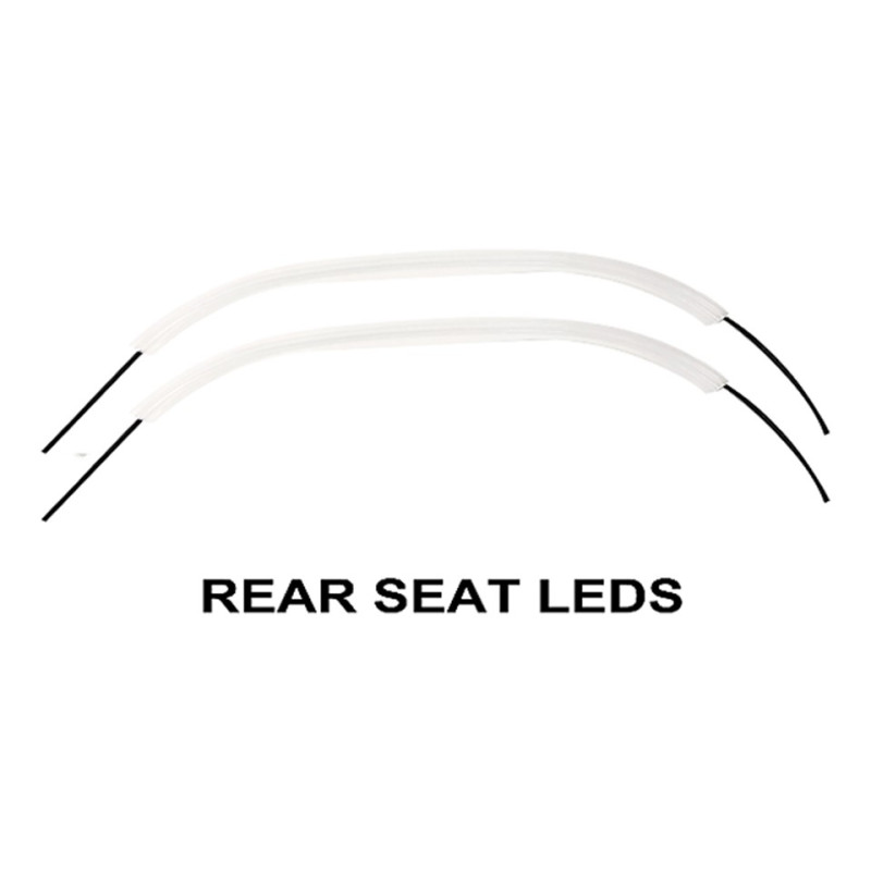 Ambient interior lighting FORS.auto for Audi Q5 2018-2022 (Rear Seat LEDs)