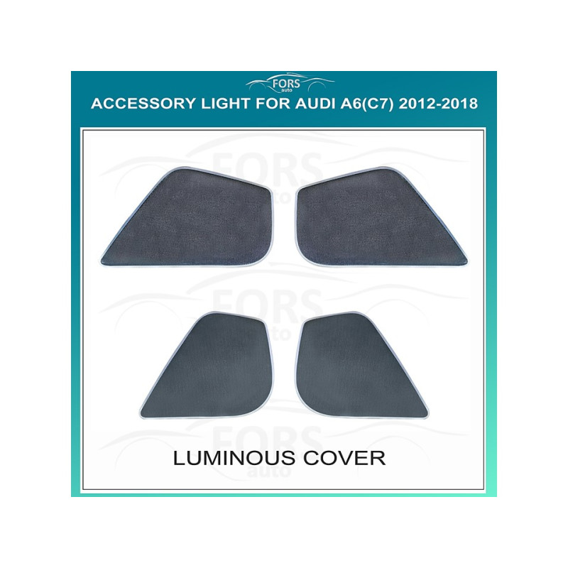 Ambient interior lighting FORS.auto for Audi A6 (C7) 2012-2018 (Luminous Cover)
