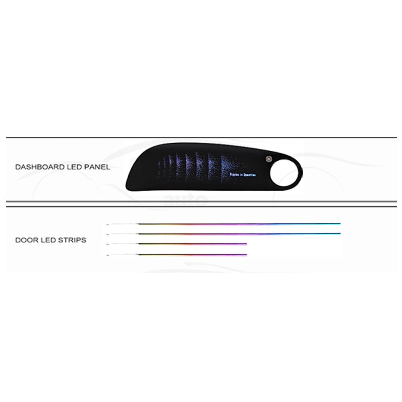 Ambient interior lighting FORS.auto for Bentley Continental 2004-2011 (Ripple)-11 LEDs