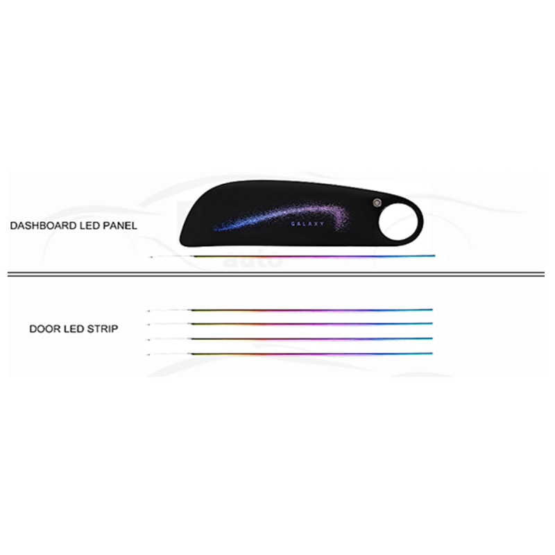 Ambient interior lighting FORS.auto for Bentley Flying Spur 2005-2012 (Galaxy)-18 LEDs