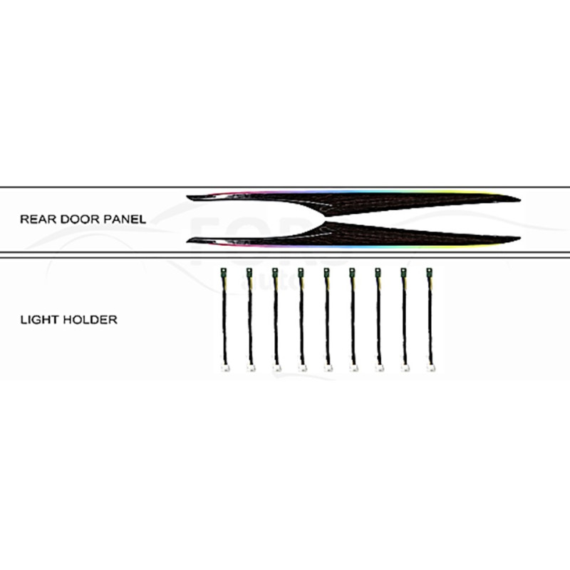 Ambient interior lighting FORS.auto for Buick LaCrosse 2017-2022 (Rainbow Kit)-23 LEDs