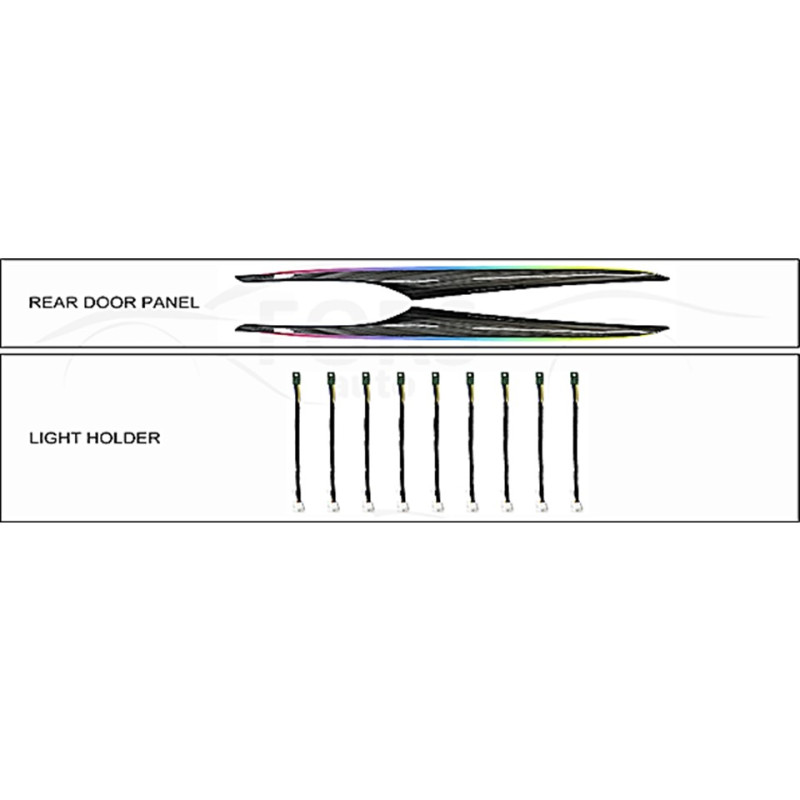 Ambient interior lighting FORS.auto for Buick LaCrosse 2017-2022 (Ambient Light, Rainbow Kit)-23 LEDs