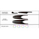 Ambient interior lighting FORS.auto for Cadillac ATS/ATSL 2014-2017 (Starry)-22 LEDs
