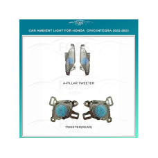Ambient interior lighting FORS.auto for Honda Civic/Integra 2022-2023 (A-Pillar Tweeter/Tweeter Rear)